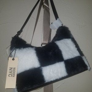 Steve Madden Checker / Chain Shoulder Bag - NWT